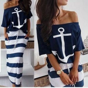 2pc Lightweight Nautical Set